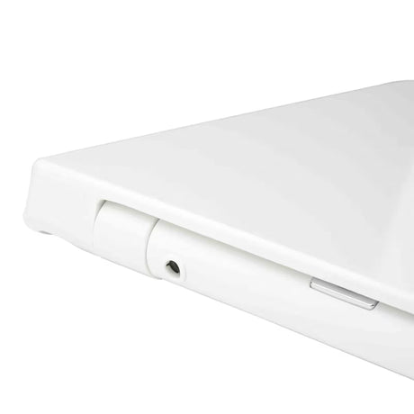 Bela univerzalna WC deska Glacera Easy iz duroplasta s sistemom EasyLock in kovinskimi tečaji