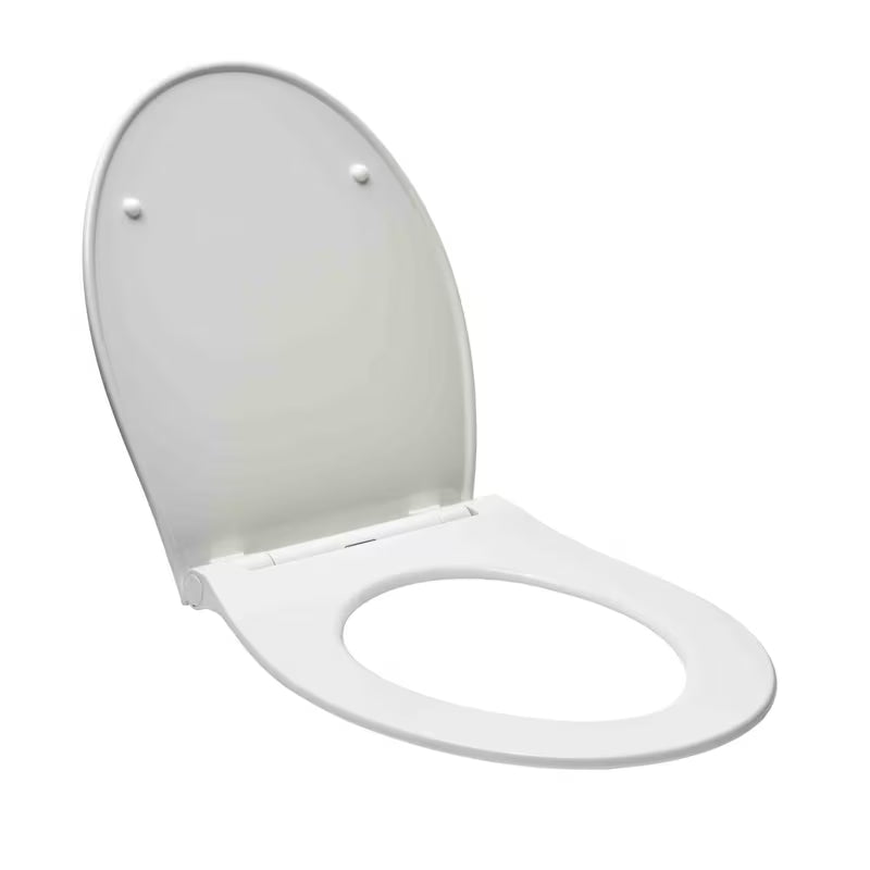 Bela zelo tanka WC deska Glacera EasySlim33 iz duroplasta z mehko Zapiranje Soft Close in pritrditvijo EasyLock