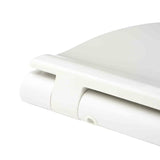 Bela zelo tanka WC deska Glacera EasySlim33 iz duroplasta z mehko Zapiranje Soft Close in pritrditvijo EasyLock