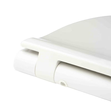 Bela zelo tanka WC deska Glacera EasySlim33 iz duroplasta z mehko Zapiranje Soft Close in pritrditvijo EasyLock
