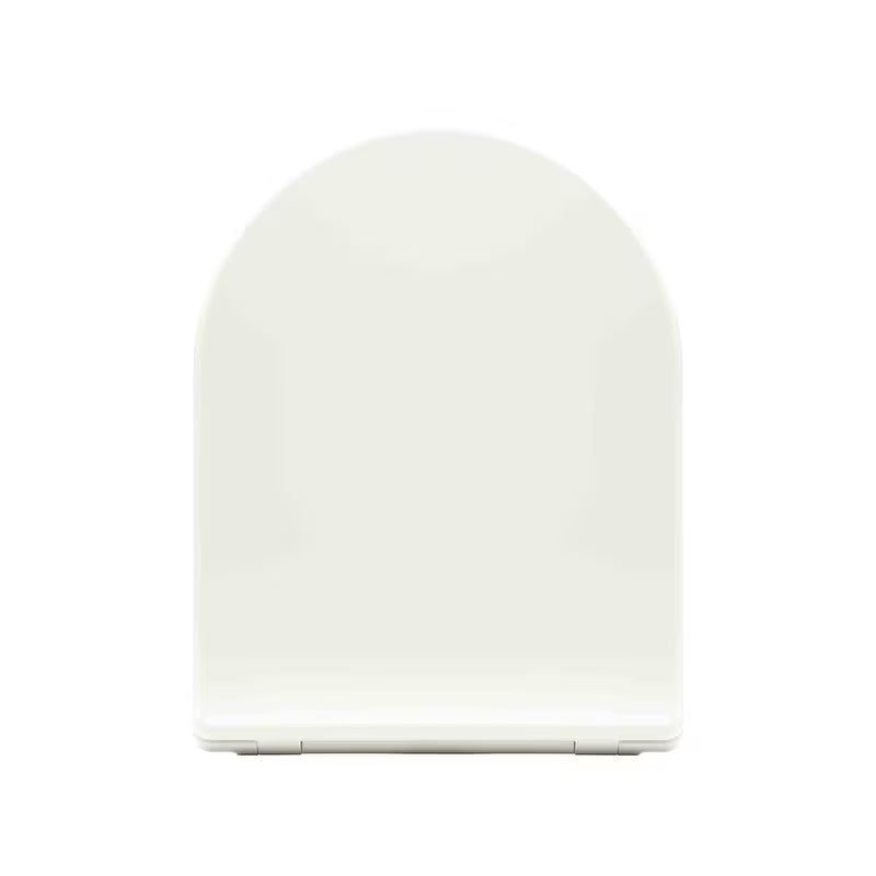 Bela zelo tanka WC deska Glacera EasySlim44 iz duroplasta s tečaji mehko Zapiranje Soft Close in pritrditvijo EasyLock.