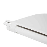 Bela zelo tanka WC deska Glacera EasySlim44 iz duroplasta s tečaji mehko Zapiranje Soft Close in pritrditvijo EasyLock.