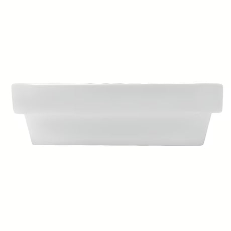 Bel keramični umivalnik Glacera Project 45 x 24 cm z odprtino pro za armaturo na desni