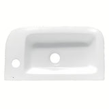 Bijeli keramički umivalnik Glacera Project 45x24 cm s otvorom pro za slavinu desno