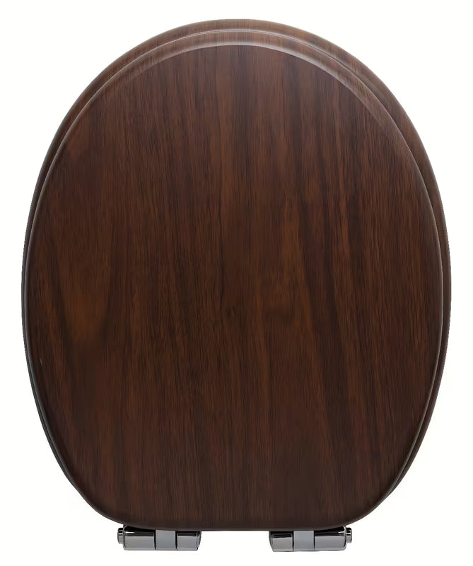 Glacera WC deska od MDF-a u dekoru oraha sa šarkama mehko Zapiranje Soft Close i Easy pričvršćenjem