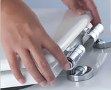 Glacera WC deska od MDF-a u dekoru oraha sa šarkama mehko Zapiranje Soft Close i Easy pričvršćenjem