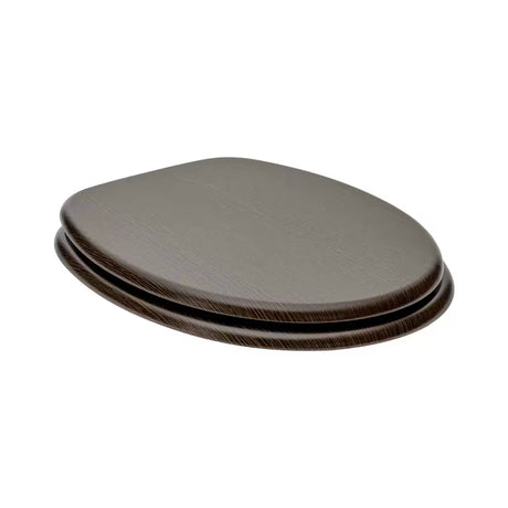 WC deska Glacera u dekoru wenge sa šarkama mehko Zapiranje Soft Close i Easy pričvršćenjem