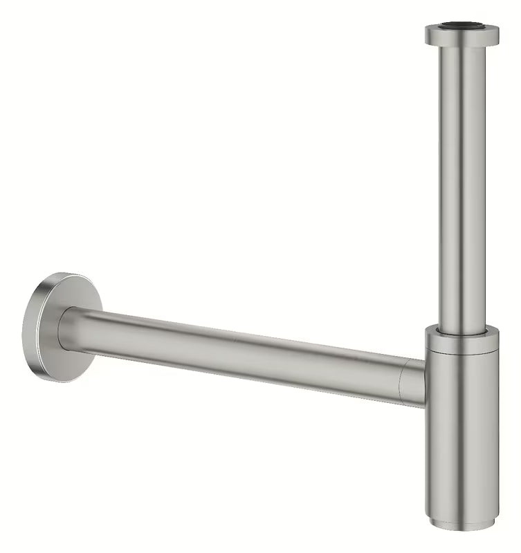 Sifon za Umivalnik Grohe supersteel DN 32 z veliko rozeto in navojnim pokrovom