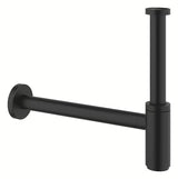 Sifon za Umivalnik Grohe Phantom Black z veliko drsno rozeto