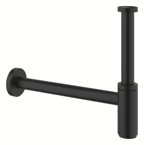Sifon za Umivalnik Grohe Phantom Black z veliko drsno rozeto