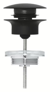 Umivalniška odtok Grohe v barvi Phantom Black s klik-klak zgornjim delom