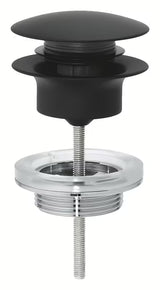 Umivalniška odtok Grohe v barvi Phantom Black s klik-klak zgornjim delom