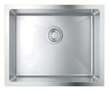 Nerjavno jekleno pomivalno korito Grohe K700U s satinirano površino in odtokom 3,5"