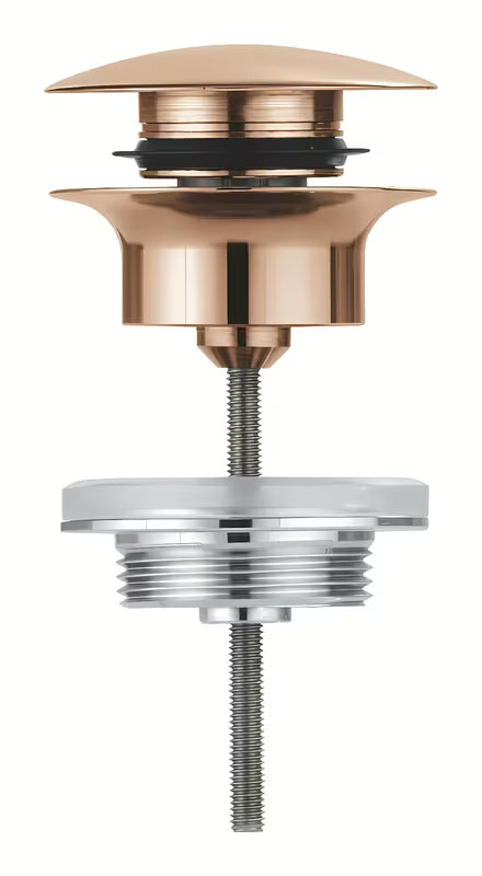 Grohe odtok za umivalnik s klik-klak zapiralom v izvedbi brushed warm sunset.