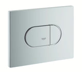 Aktivirna tipka Grohe Arena Cosmopolitan v izvedbi chrome-matt pro 2-količinsko splakovanje ali start/stop