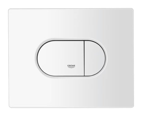 Bijelo aktivirna tipka Grohe Arena Cosmopolitan pro s dvokoličinskim ispiranjem i funkcijom start/stop