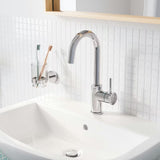 Viseči umivalnik Grohe Bau Ceramic 60 v beli barvi z odprtino pro za armaturo in prelivom