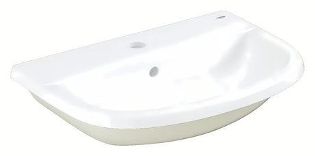Vgradni umivalnik Grohe Bau Ceramic 55 v barvi alpine white s prelivom in odprtino za pro armaturo