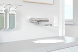 Vgradni umivalnik Grohe Bau Ceramic 55 560 × 420 mm v izvedbi alpine white s prelivom