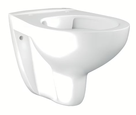 Viseča WC Školjka Grohe Bau Ceramic v beli barvi Alpine White z brezrobno Rimless zasnovo