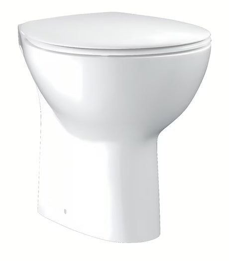 Stoječa talni WC školjka Grohe Bau Ceramic Rimless v barvi alpine white s talnim odtokom