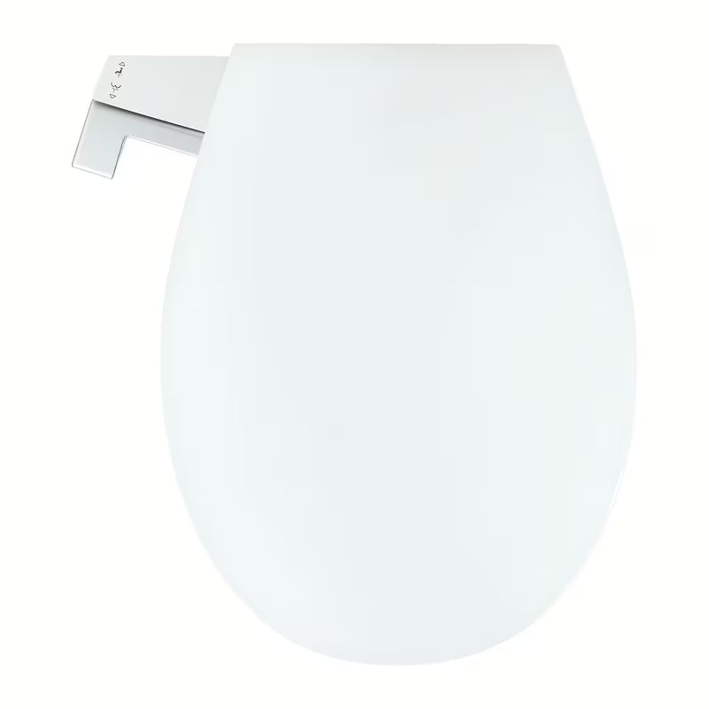 Ročni bide sedež Grohe Bau Ceramic iz duroplasta s funkcijo mehko Zapiranje Soft Close v barvi alpine-white.