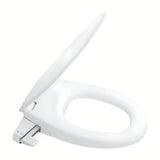Ročni bide sedež Grohe Bau Ceramic iz duroplasta s funkcijo mehko Zapiranje Soft Close v barvi alpine-white.
