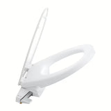 Ročni bide sedež Grohe Bau Ceramic iz duroplasta s funkcijo mehko Zapiranje Soft Close v barvi alpine-white.
