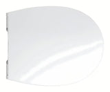 WC deska Grohe Bau Ceramic iz duroplasta v barvi alpine-white z mehko Zapiranje Soft Close in EasyLock