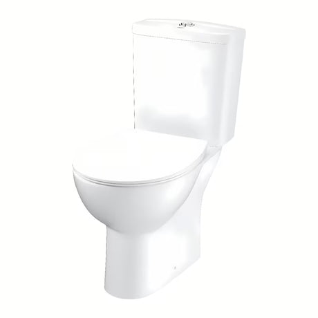 Bel WC monoblok Grohe Bau Ceramic z Rimless školjko in slim sedežem mehko Zapiranje Soft Close
