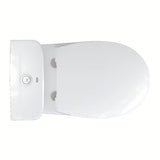 Bel WC monoblok Grohe Bau Ceramic z Rimless školjko in slim sedežem mehko Zapiranje Soft Close