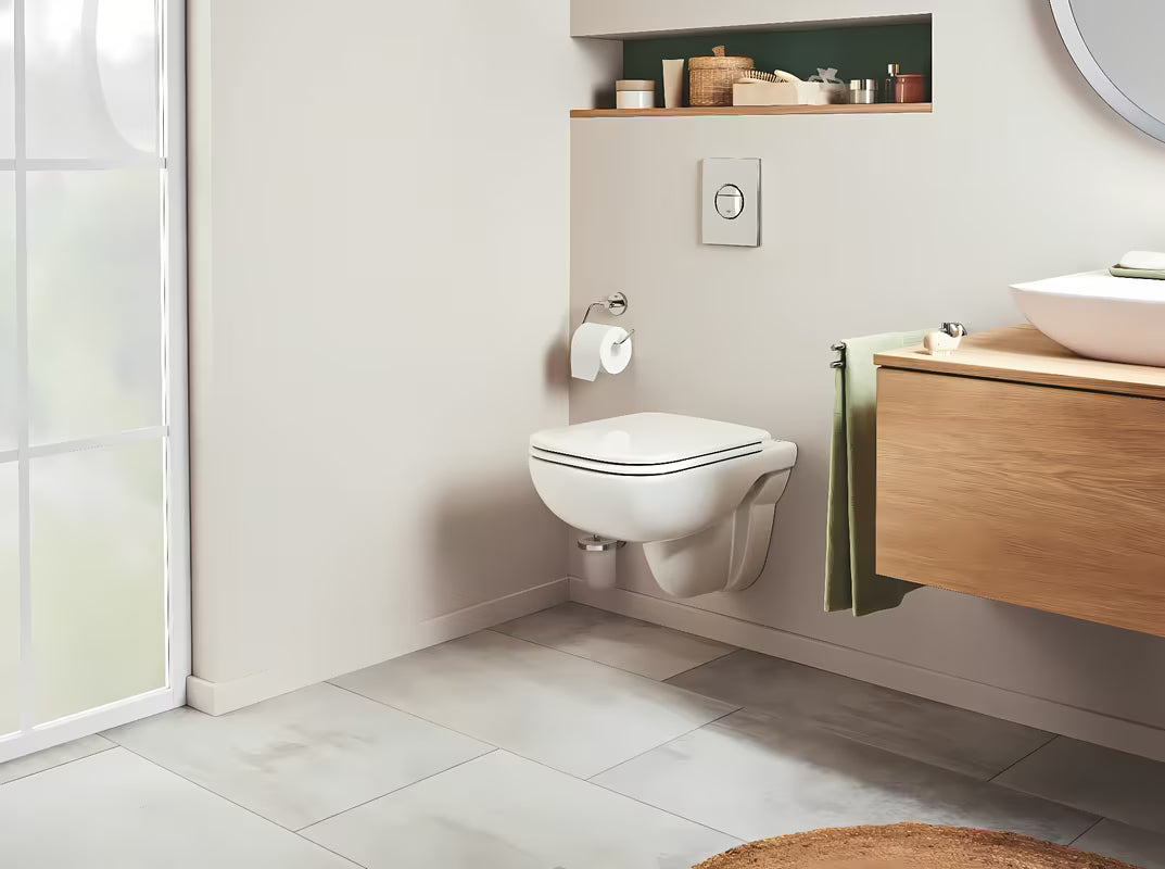 Grohe bauedge Ceramic WC deska iz duroplasta z mehko Zapiranje Soft Close in EasyLock v barvi alpine-white