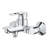 Enoročna stenska armatura za kad Grohe bauloop v krom izvedbi brez tuš seta.