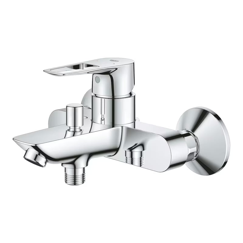Enoročna stenska armatura za kad Grohe bauloop v krom izvedbi brez tuš seta.
