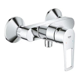 Grohe bauloop enoročna stenska armatura za tuš v krom izvedbi brez tuš seta