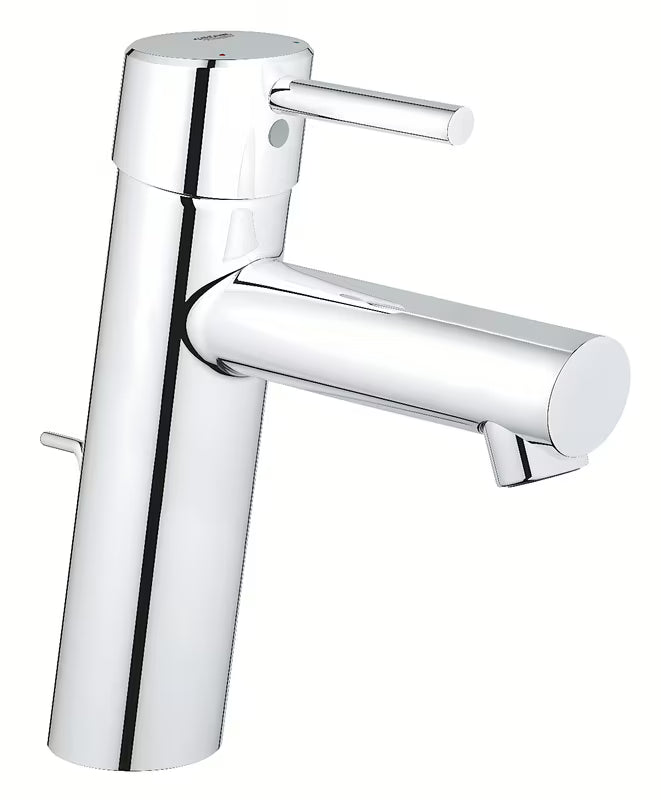 Kromirana armatura za umivalnik Grohe Concetto New z ročnim upravljanjem in odtočnim kompletom