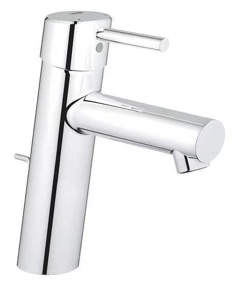 Kromirana armatura za umivalnik Grohe Concetto New z ročnim upravljanjem in odtočnim kompletom