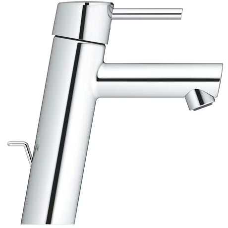 Kromirana armatura za umivalnik Grohe Concetto New z ročnim upravljanjem in odtočnim kompletom