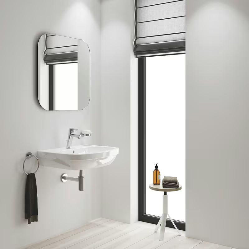 Kromirana armatura za umivalnik Grohe Concetto New z ročnim upravljanjem in odtočnim kompletom