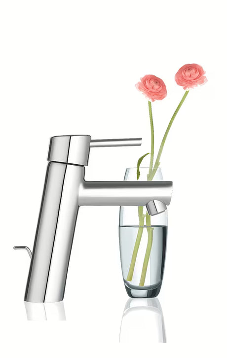 Krom armatura za umivalnik Grohe Concetto New s ručicom i odvodnim setom