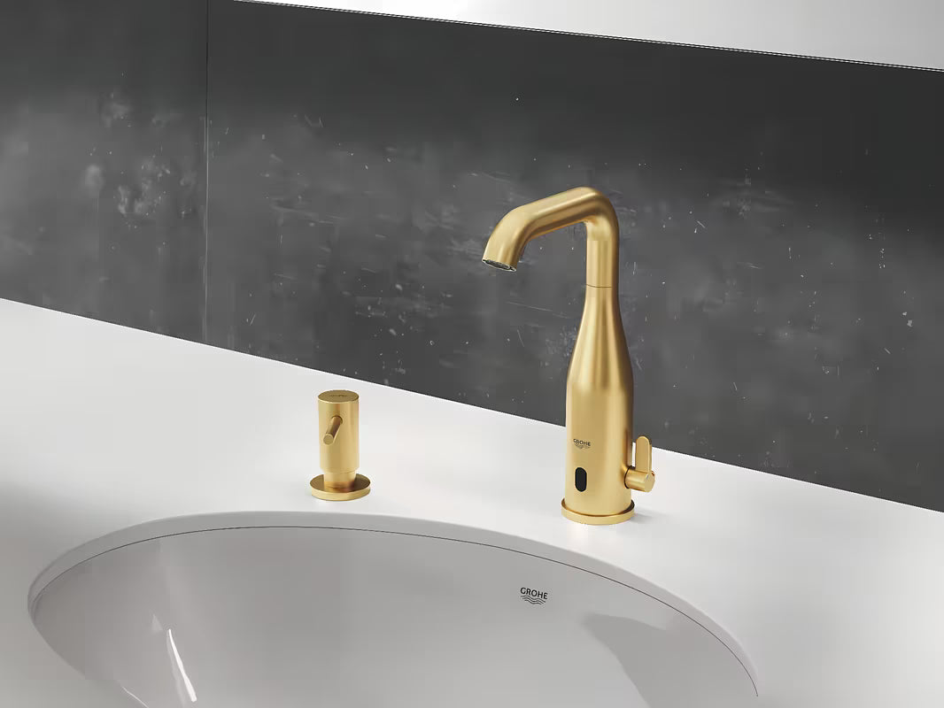 Dozirnik za tekoče milo Grohe Cosmopolitan v krtačeni izvedbi Cool Sunrise z rezervoarjem 500 ml