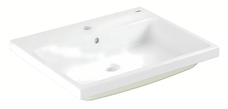 Ugradbeni vgradni umivalnik Grohe Cube Ceramic na pult u boji alpine white