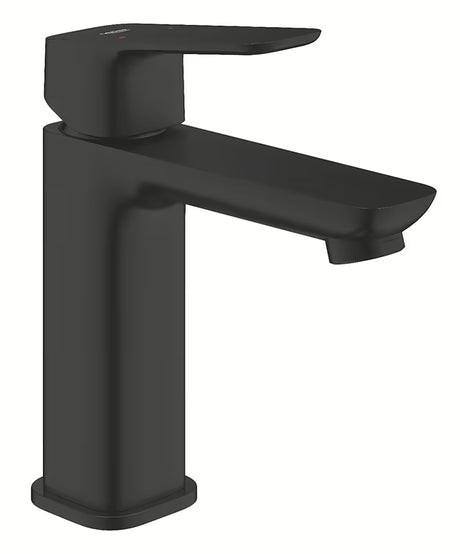 Grohe Cubeo armatura za umivalnik v mat črni izvedbi z ročnim upravljanjem
