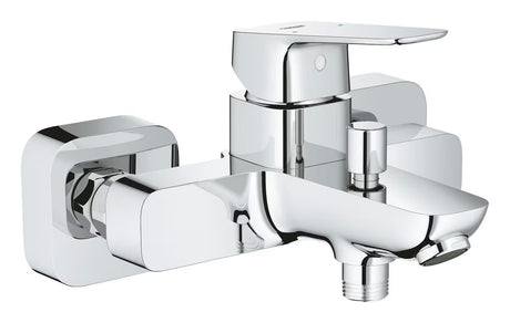 Grohe Cubeo enoročna stenska armatura za kad v krom izvedbi s preklopnikom kad prha