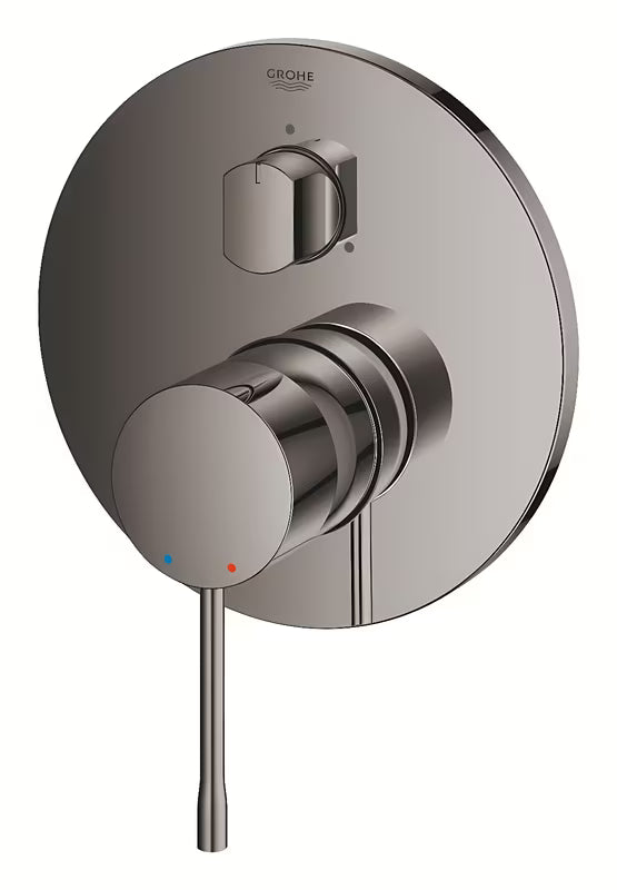 Grohe Essence podometna pršna in armatura za kad v barvi hard graphite