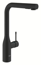 Grohe Essence armatura za pomivalno korito z izvlečno prho v mat izvedbi phantom black