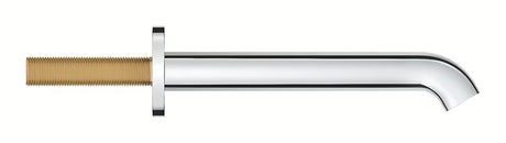 Kromiran izliv za kad Grohe Essence New pro za stensko montažo z aeratorjem.