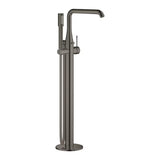 Talna armatura za kad Grohe Essence New s tuš setom v izvedbi Hard Graphite.
