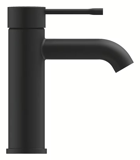 Umivalniška enoročna armatura Grohe Essence New v mat barvi phantom black brez odtoka