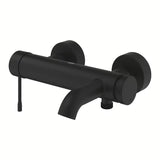 Stenska enoročna armatura za kad Grohe Essence New v mat barvi phantom black